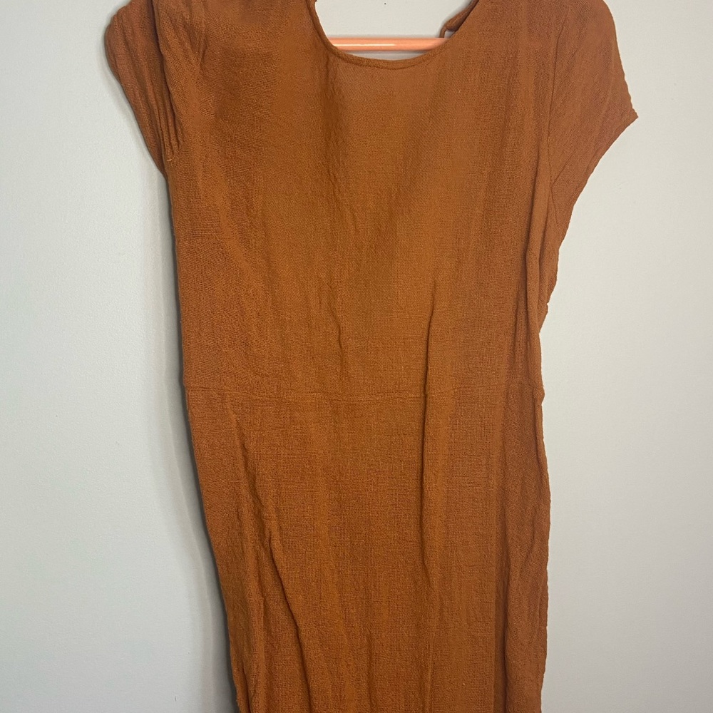 Free people auburn backless maxi dress